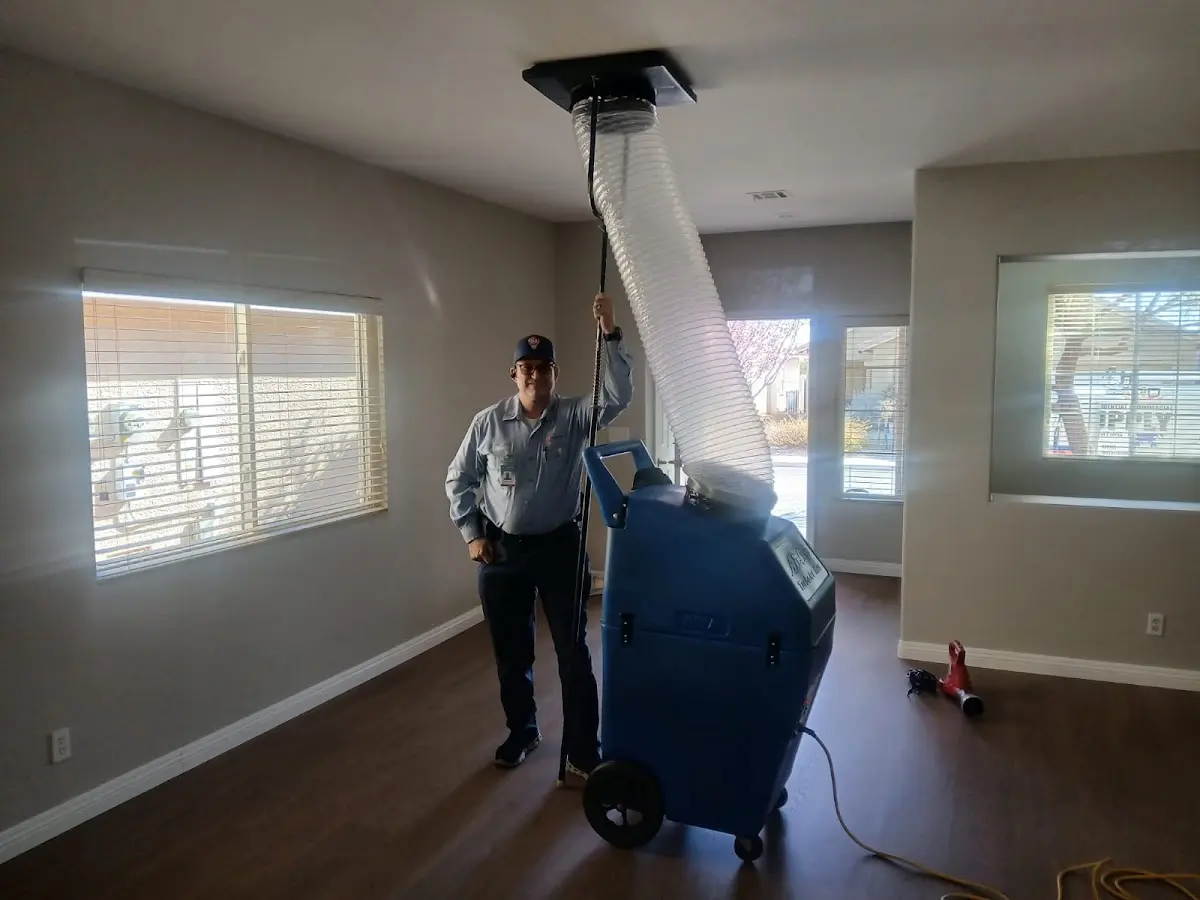 Professional Dryer Vent Cleaning work inside a Star home